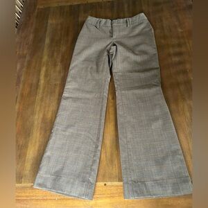 Plaid Banana Republic Flared Dress Pants 0